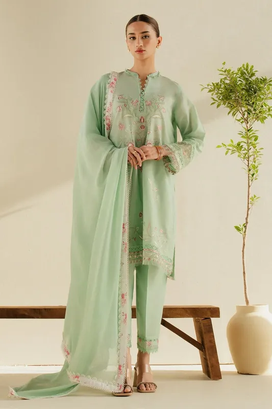 Zara Shahjahan Eid Pret 25 – view 1 – Poshaq