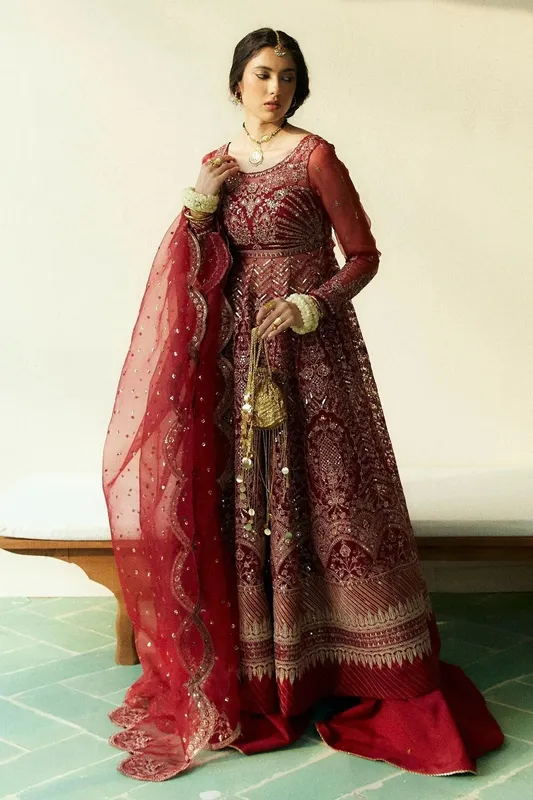 Zara Shahjahan Lovent Wedding 2025 Raw Silk – view 1 – Poshaq