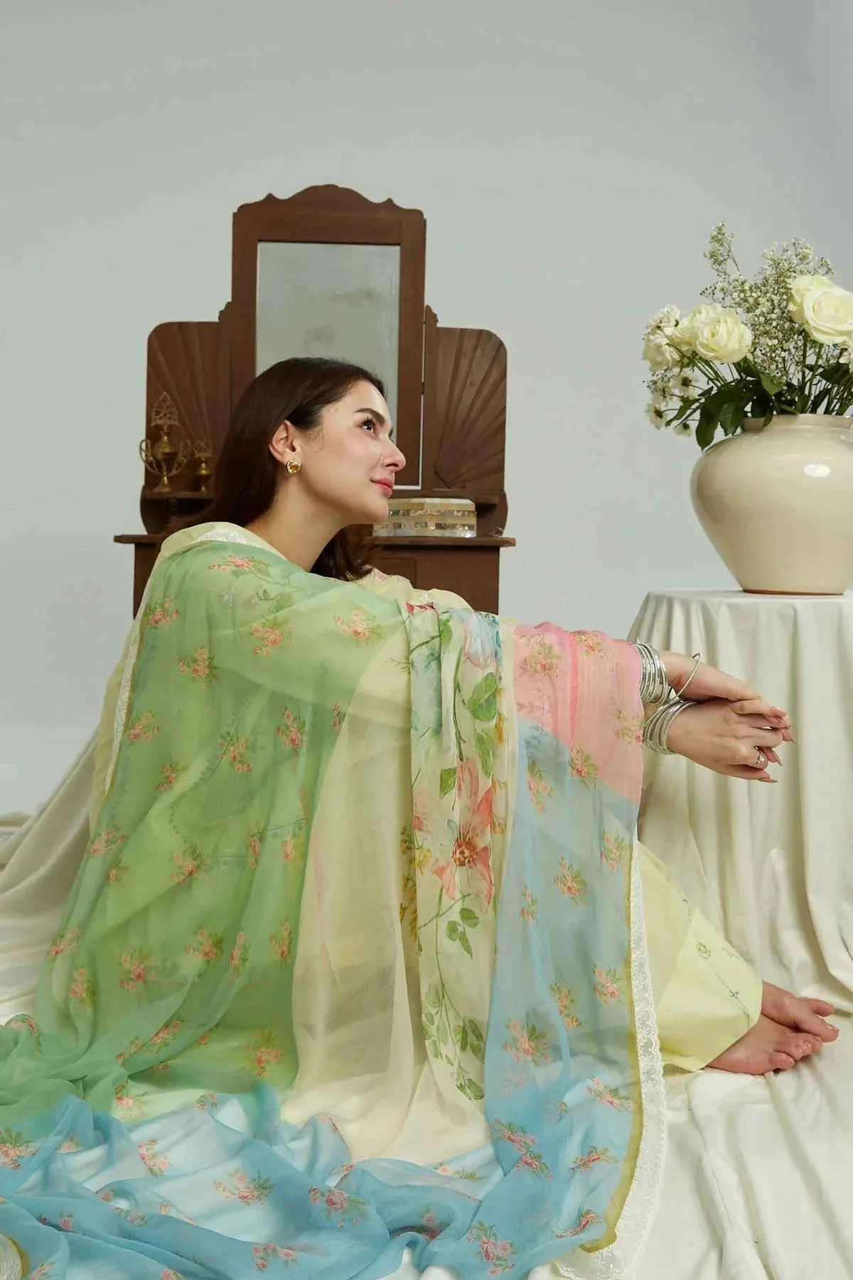 Zara Shahjahan Chiffon – view 5 – Poshaq