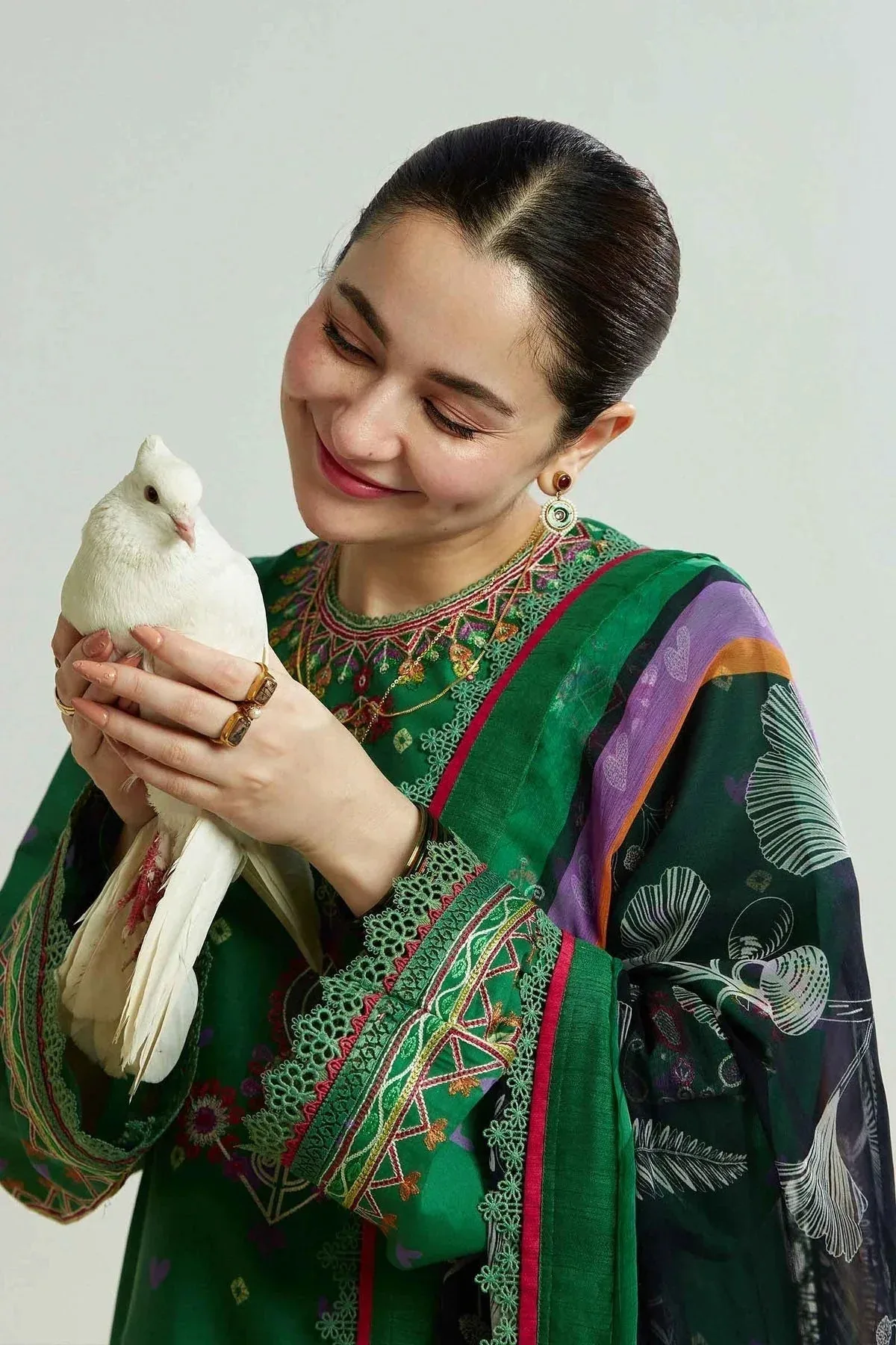 Zara Shahjahan Chiffon – view 2 – Poshaq