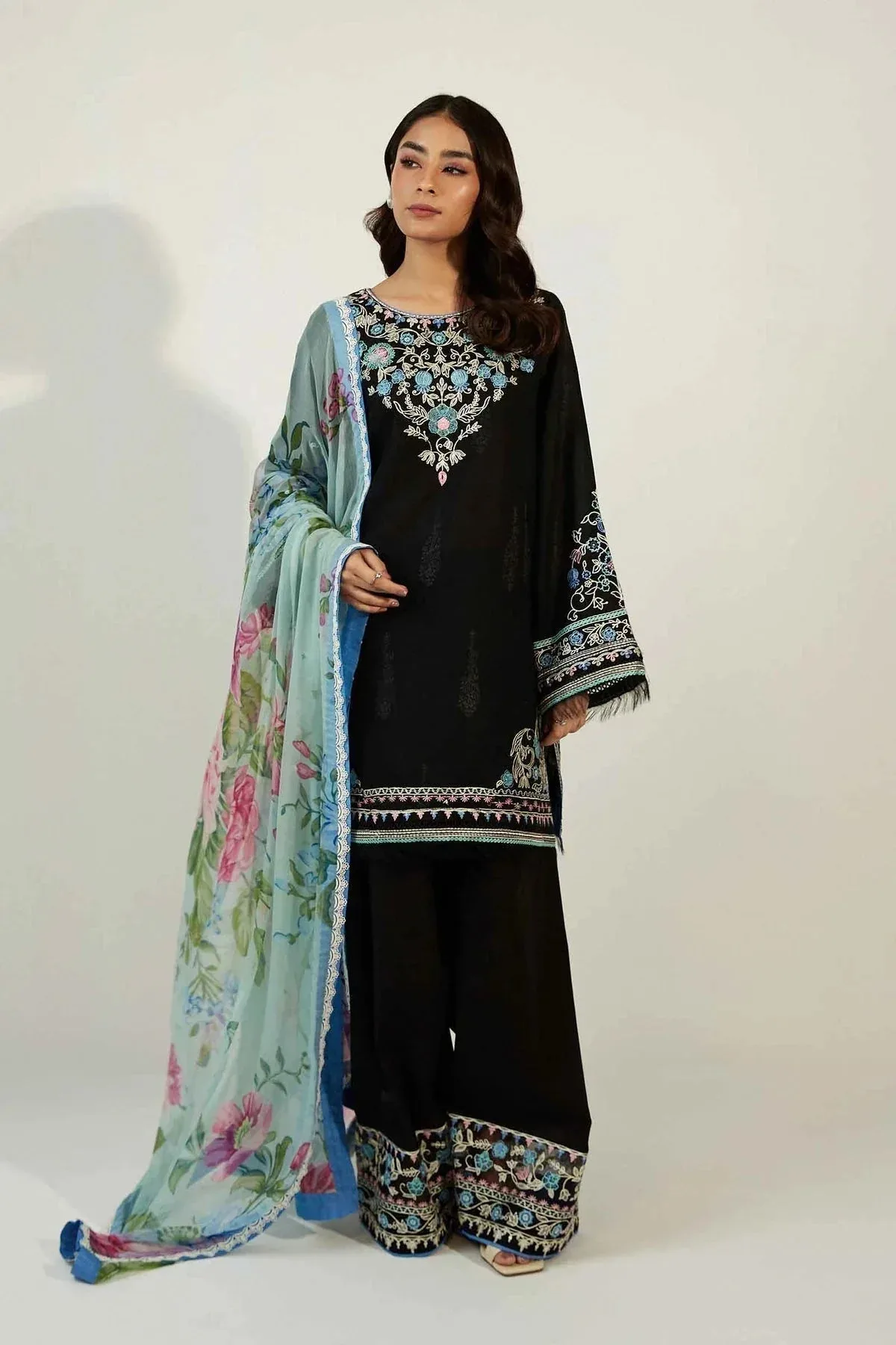 Zara Shahjahan Jacquard – view 1 – Poshaq