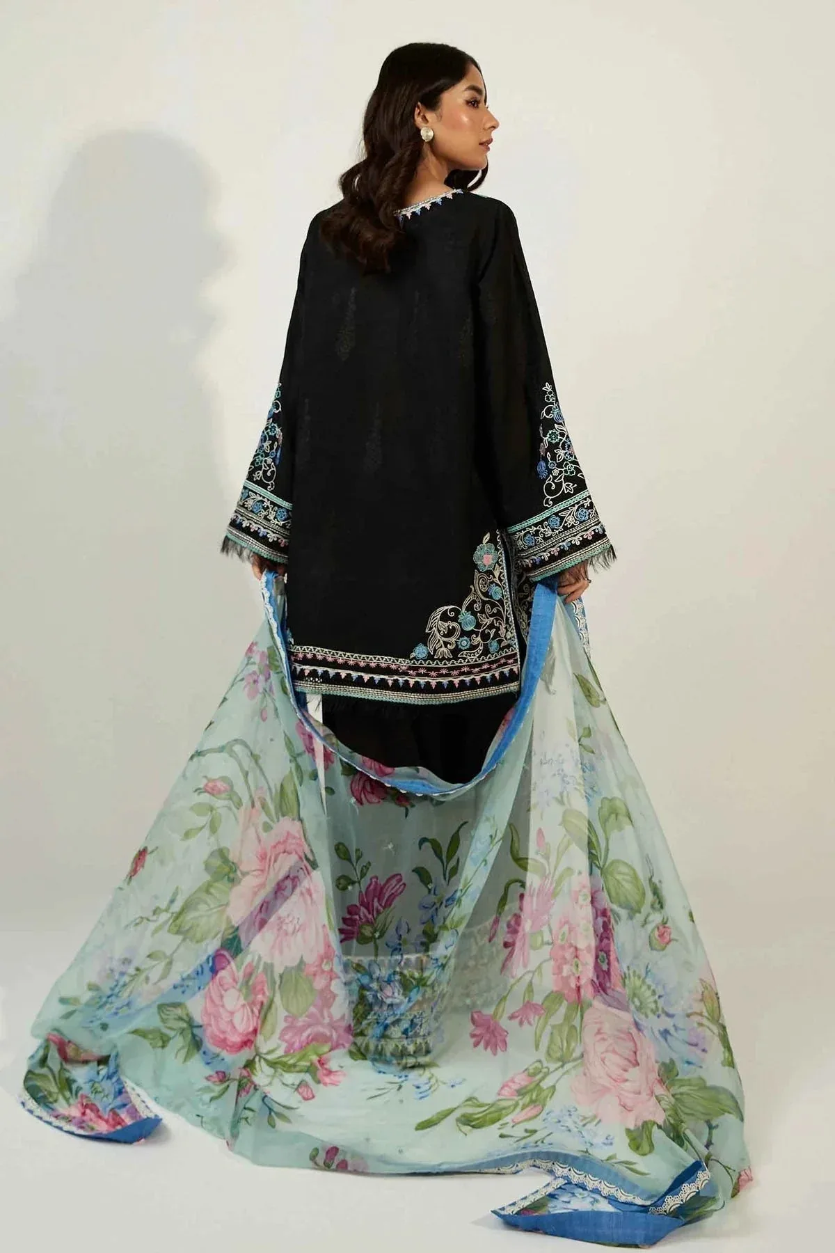 Zara Shahjahan Jacquard – view 3 – Poshaq