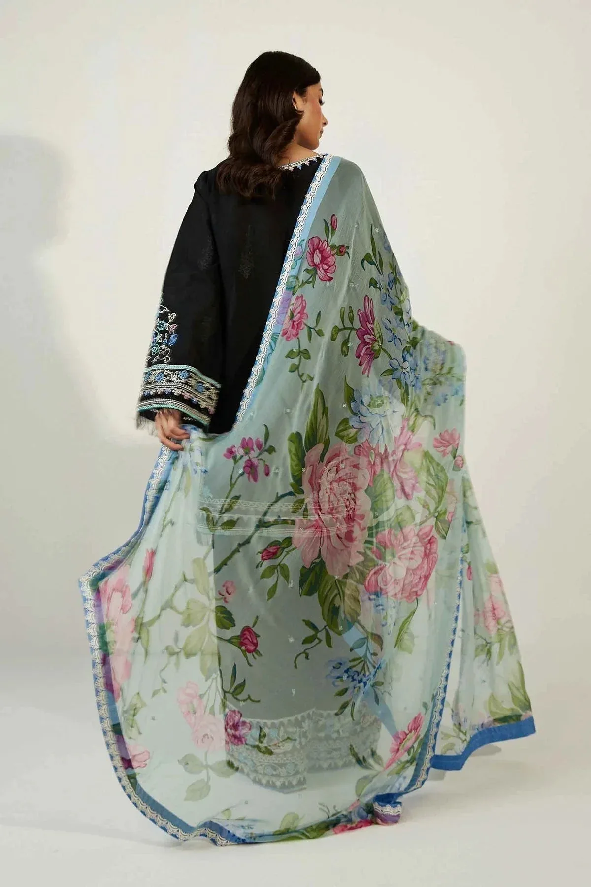 Zara Shahjahan Jacquard – view 4 – Poshaq