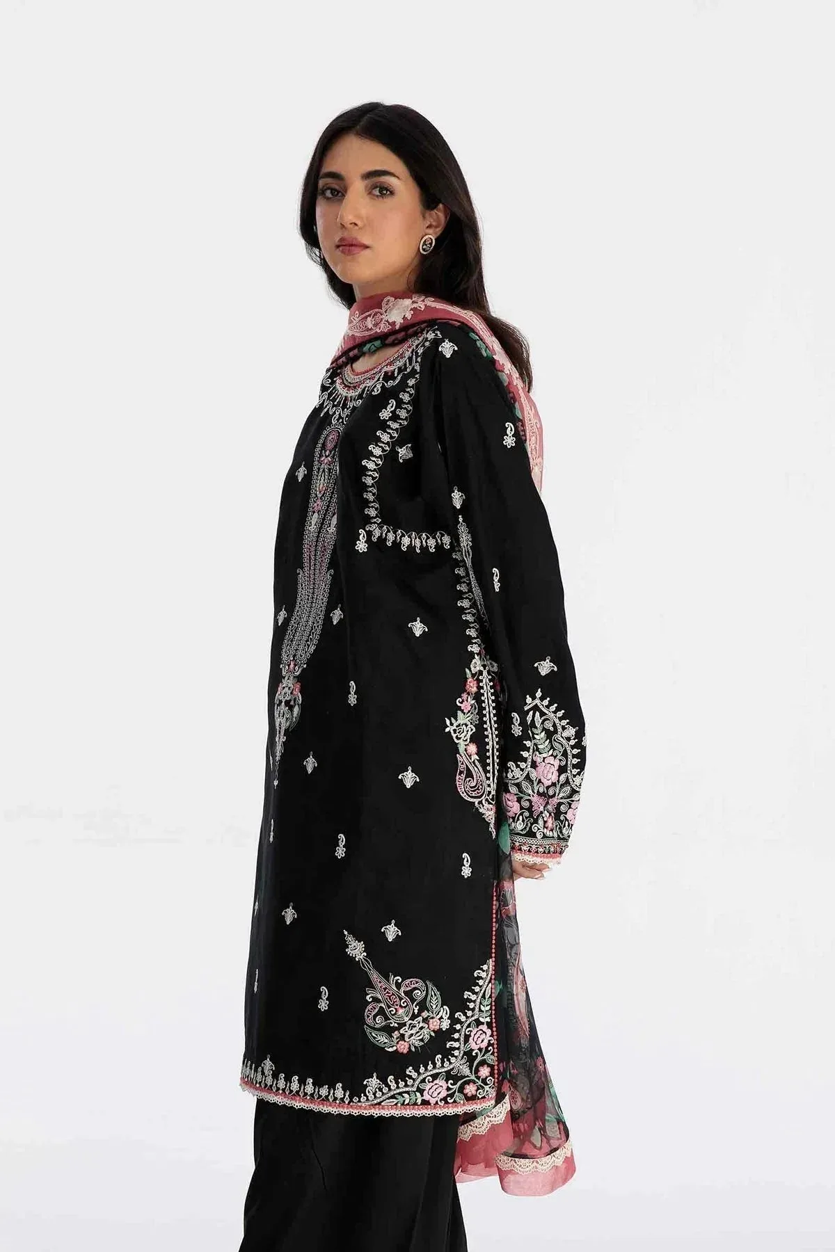 Zara Shahjahan Organza – view 2 – Poshaq