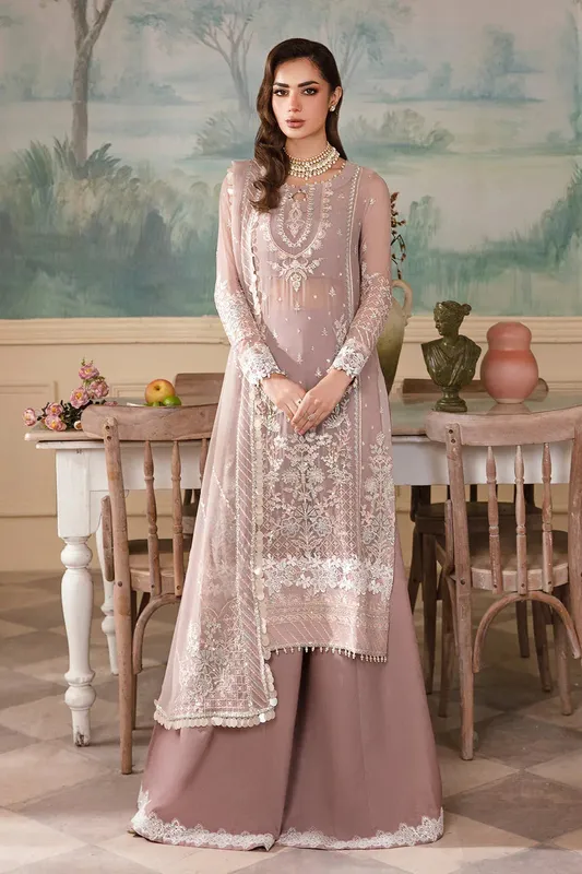 Zarposh Amirah Collection Chiffon – view 1 – Poshaq