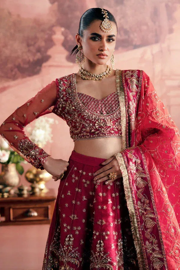 Zarposh Maharani Wedding Collection Raw Silk – view 4 – Poshaq