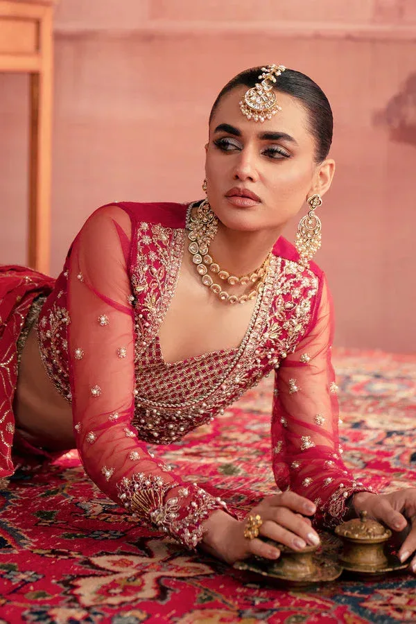 Zarposh Maharani Wedding Collection Raw Silk – view 7 – Poshaq