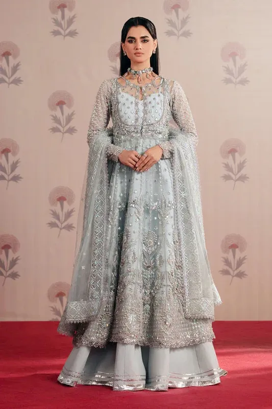 Zarposh Maharani Wedding Collection Raw Silk – view 1 – Poshaq