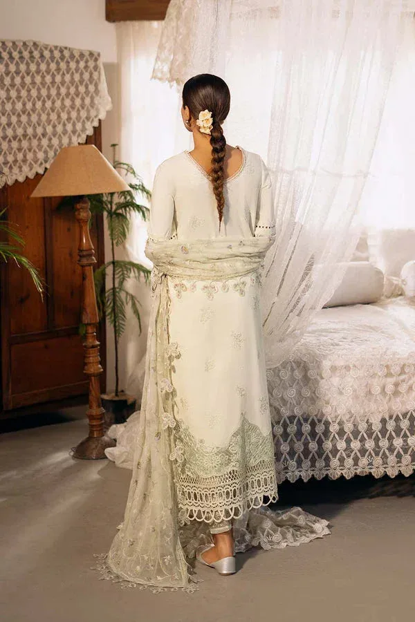 Zarposh Sajni Lawn 25 Organza – view 2 – Poshaq