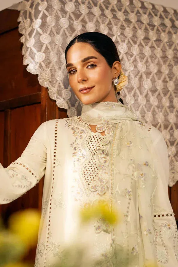 Zarposh Sajni Lawn 25 Organza – view 3 – Poshaq