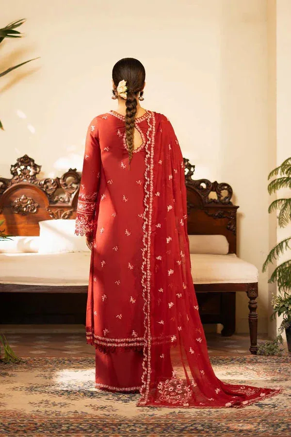 Zarposh Sajni Lawn 25 Organza – view 2 – Poshaq