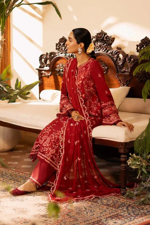 Zarposh Sajni Lawn 25 Organza – view 3 – Poshaq