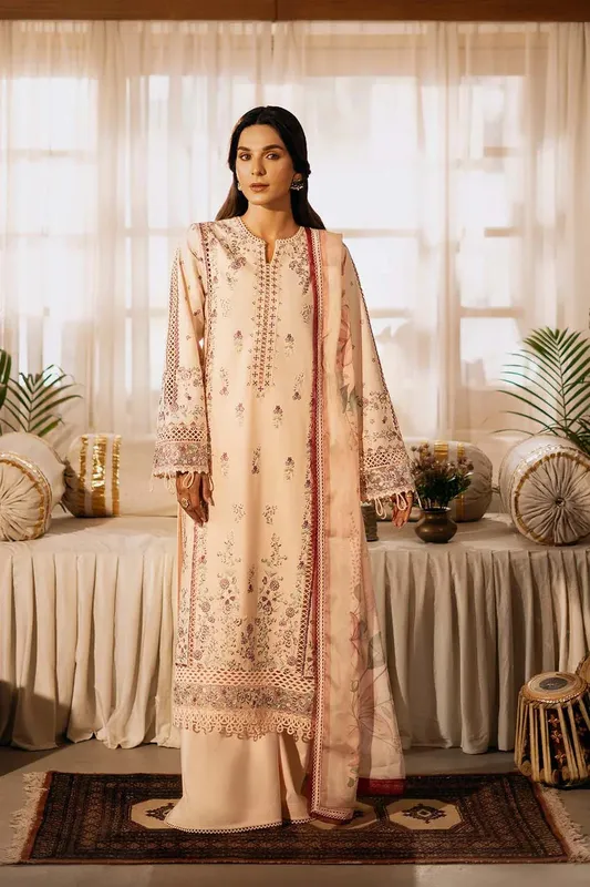 Zarposh Sajni Lawn 25 Organza – view 1 – Poshaq