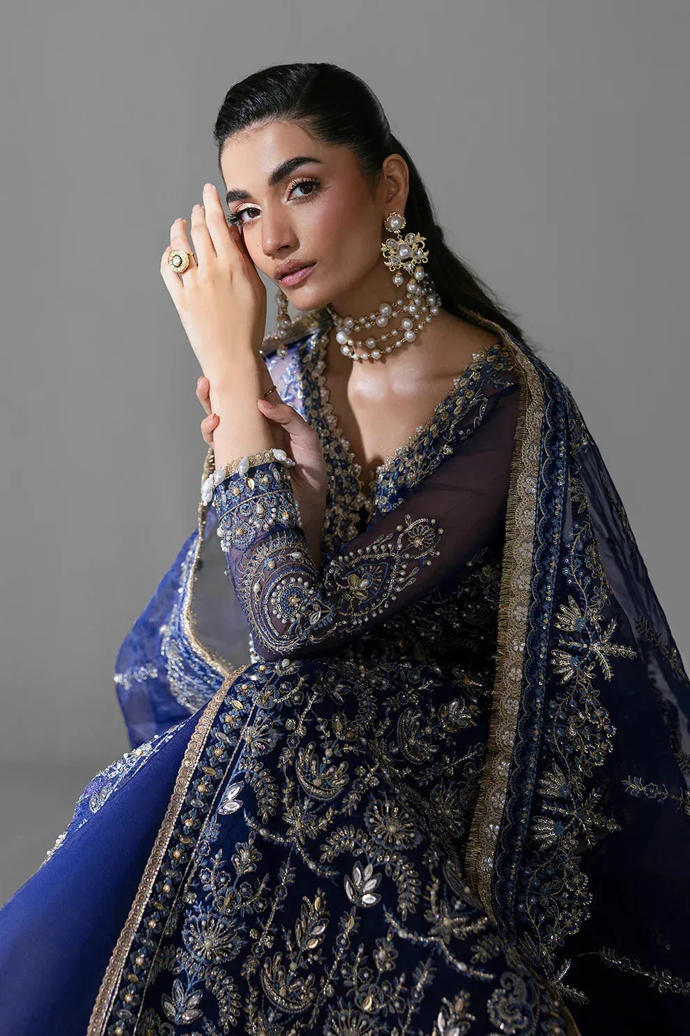 Zarposh Seraphine Raw Silk – view 4 – Poshaq