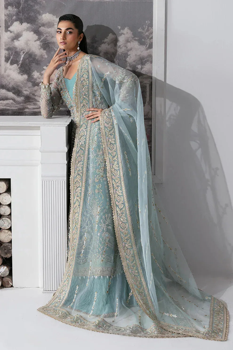 Zarposh Seraphine Raw Silk – view 6 – Poshaq