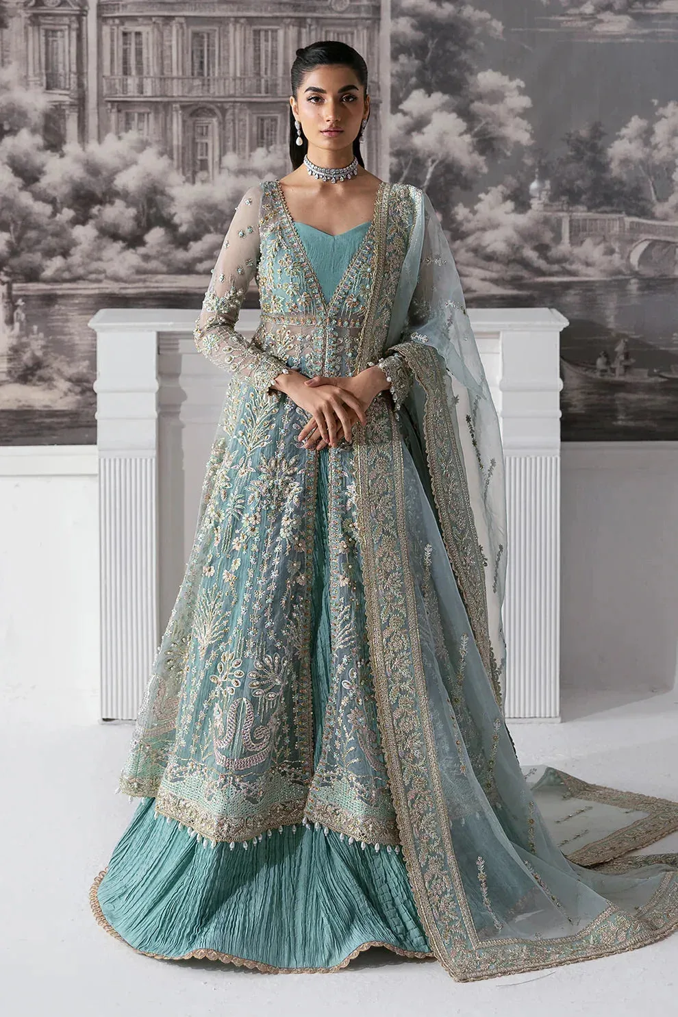 Zarposh Seraphine Raw Silk – view 7 – Poshaq