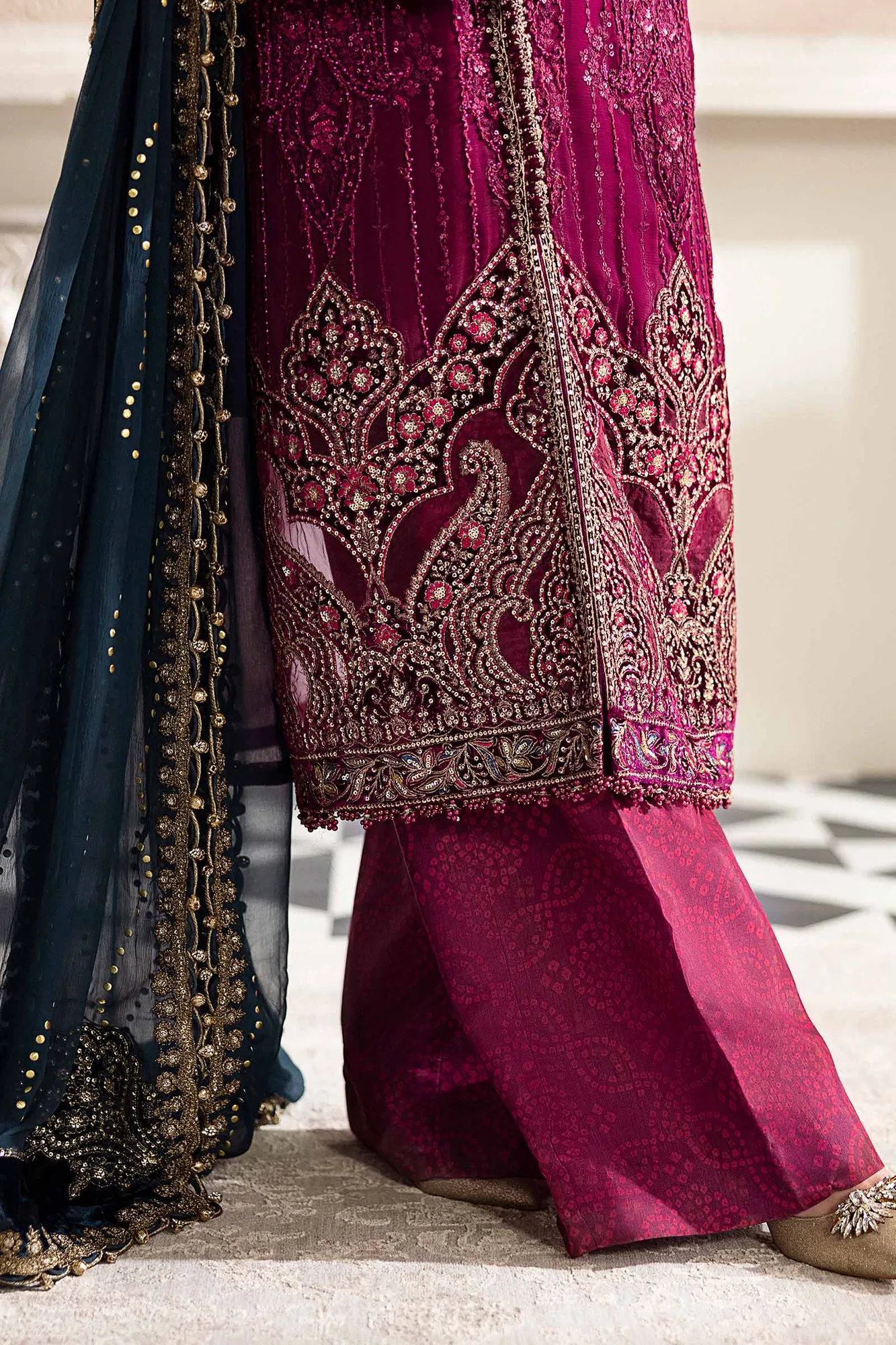 Maria B Raw Silk – view 5 – Poshaq