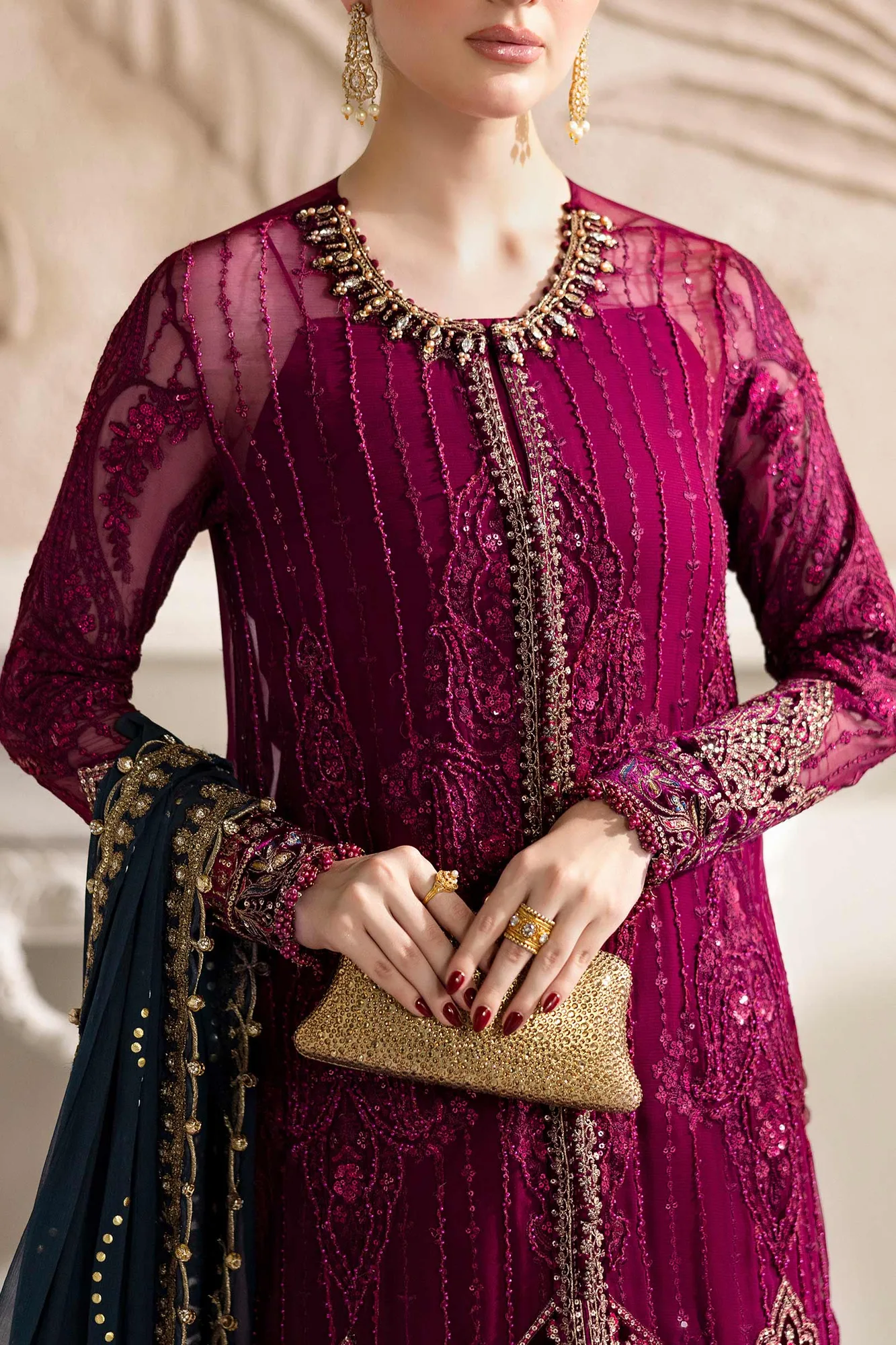 Maria B Raw Silk – view 6 – Poshaq