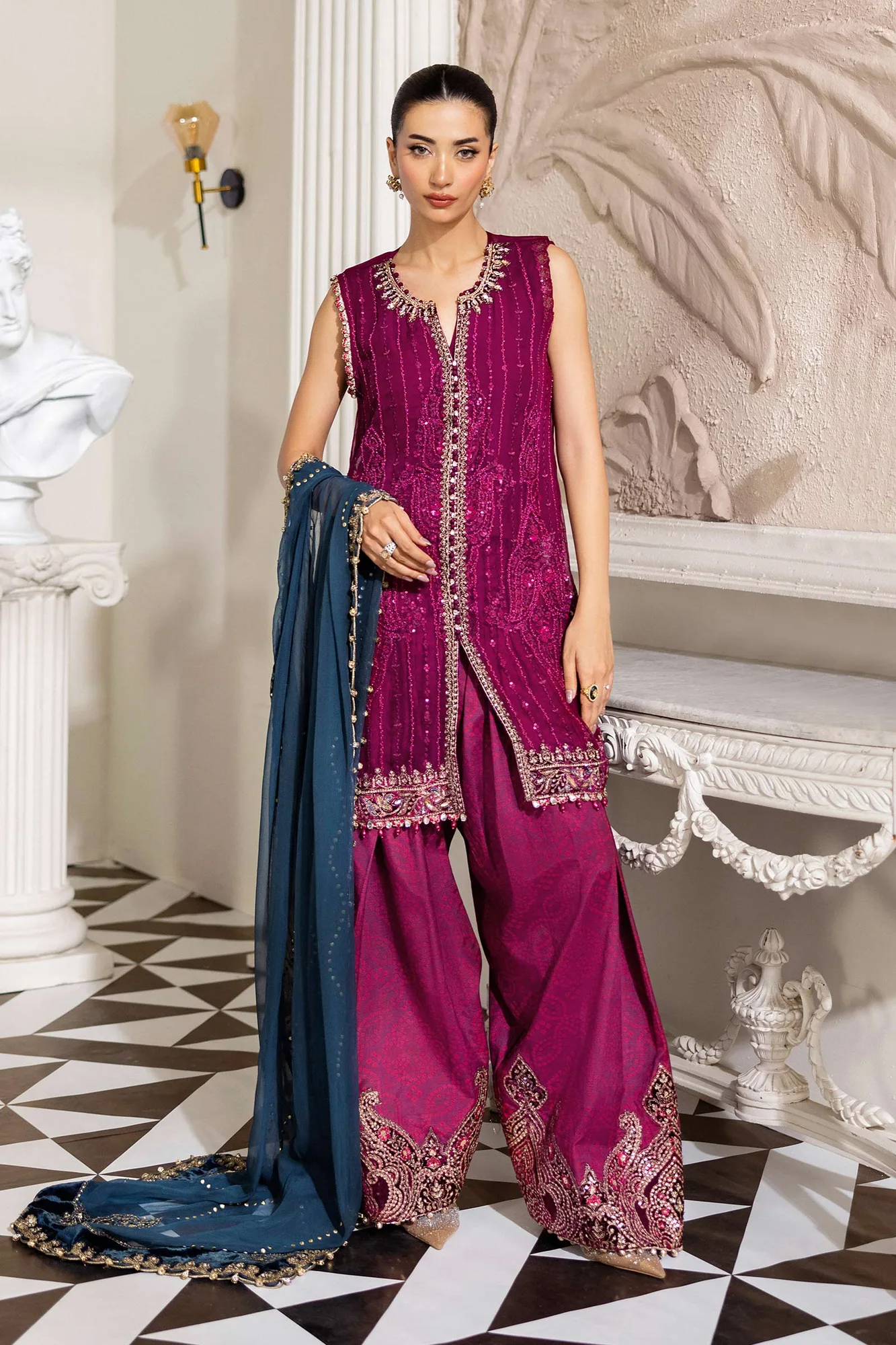 Maria B Raw Silk – view 8 – Poshaq