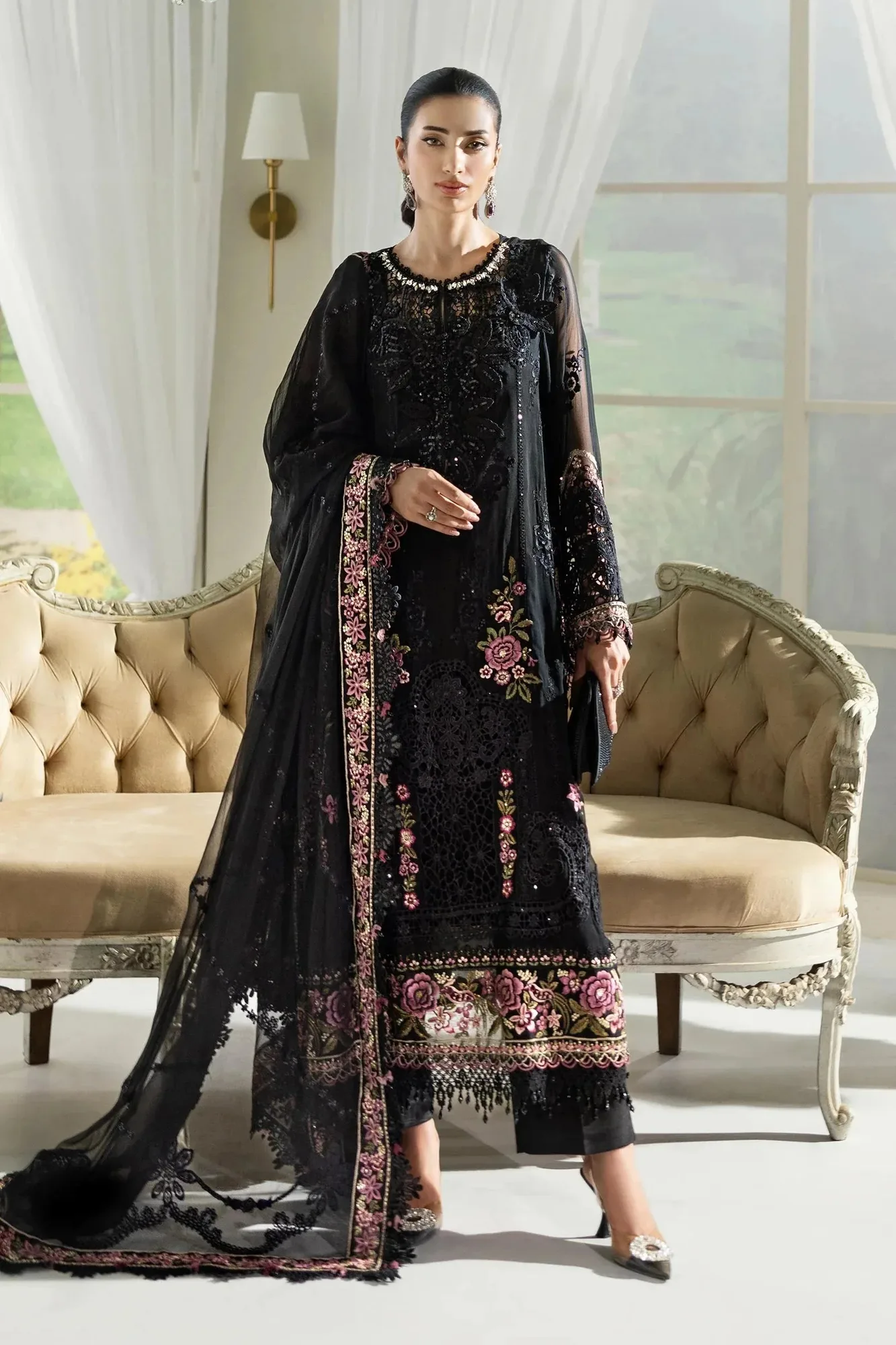 Maria B Raw Silk – view 1 – Poshaq