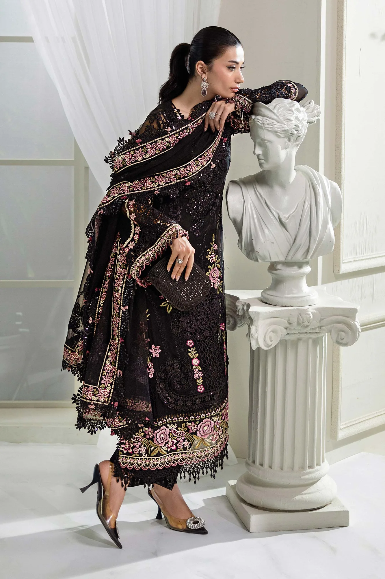 Maria B Raw Silk – view 7 – Poshaq
