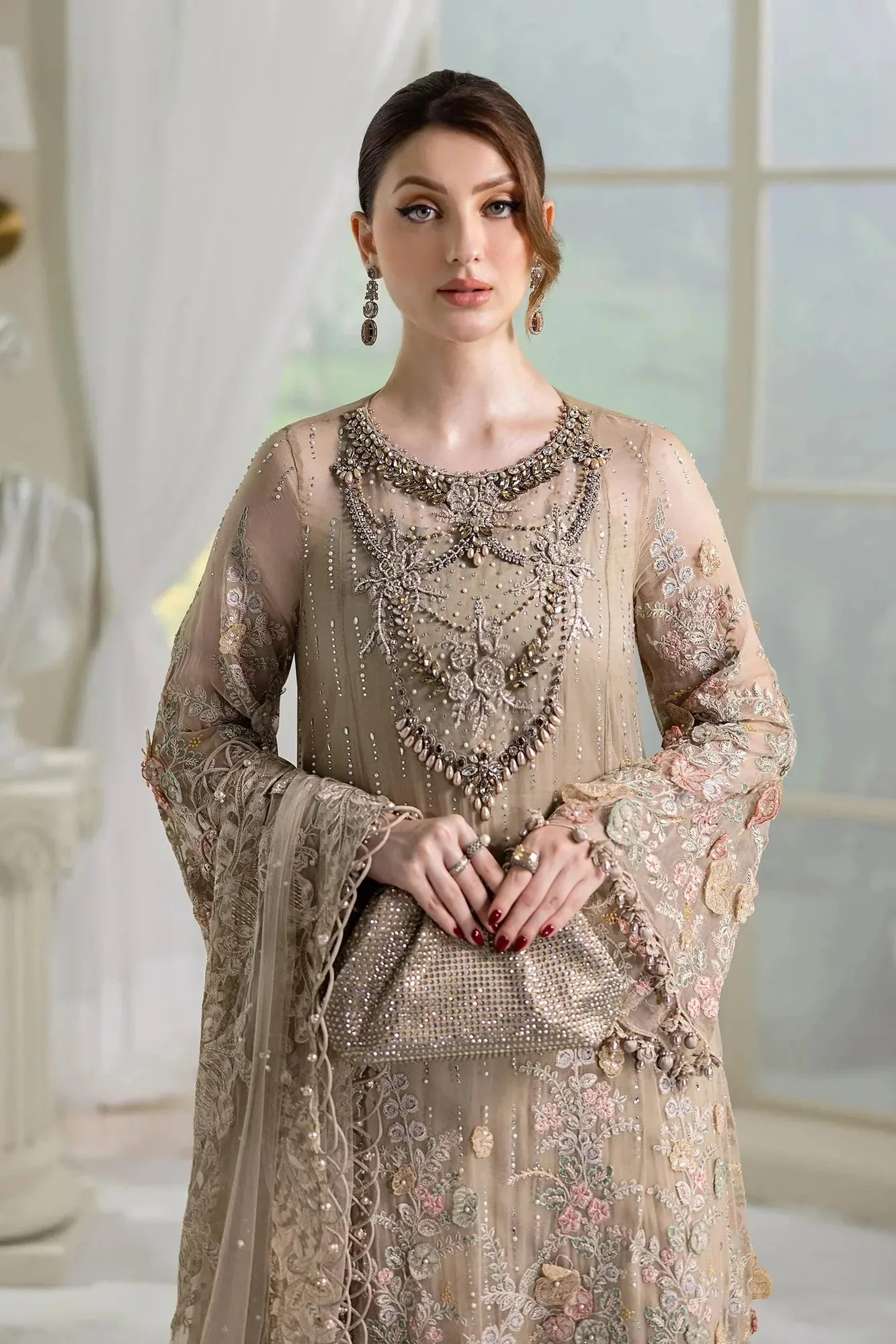 Maria B Organza – view 3 – Poshaq