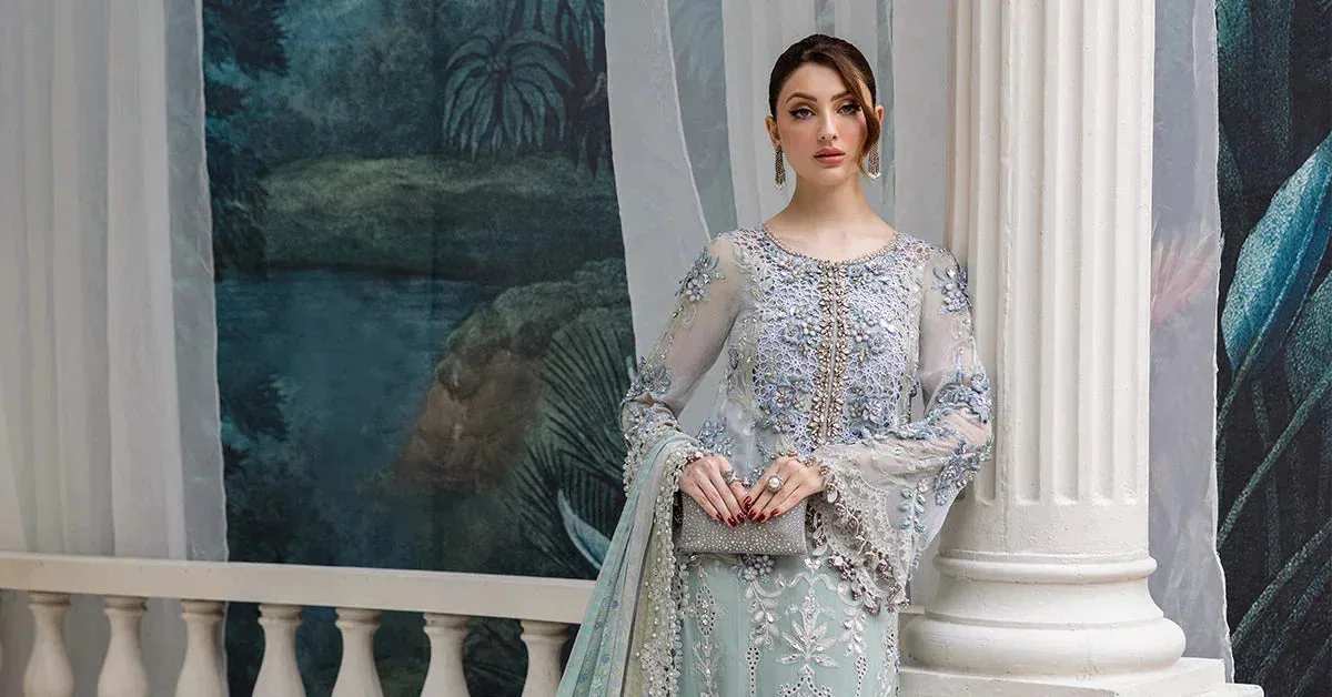 Maria B Green Raw Silk – view 10 – Poshaq