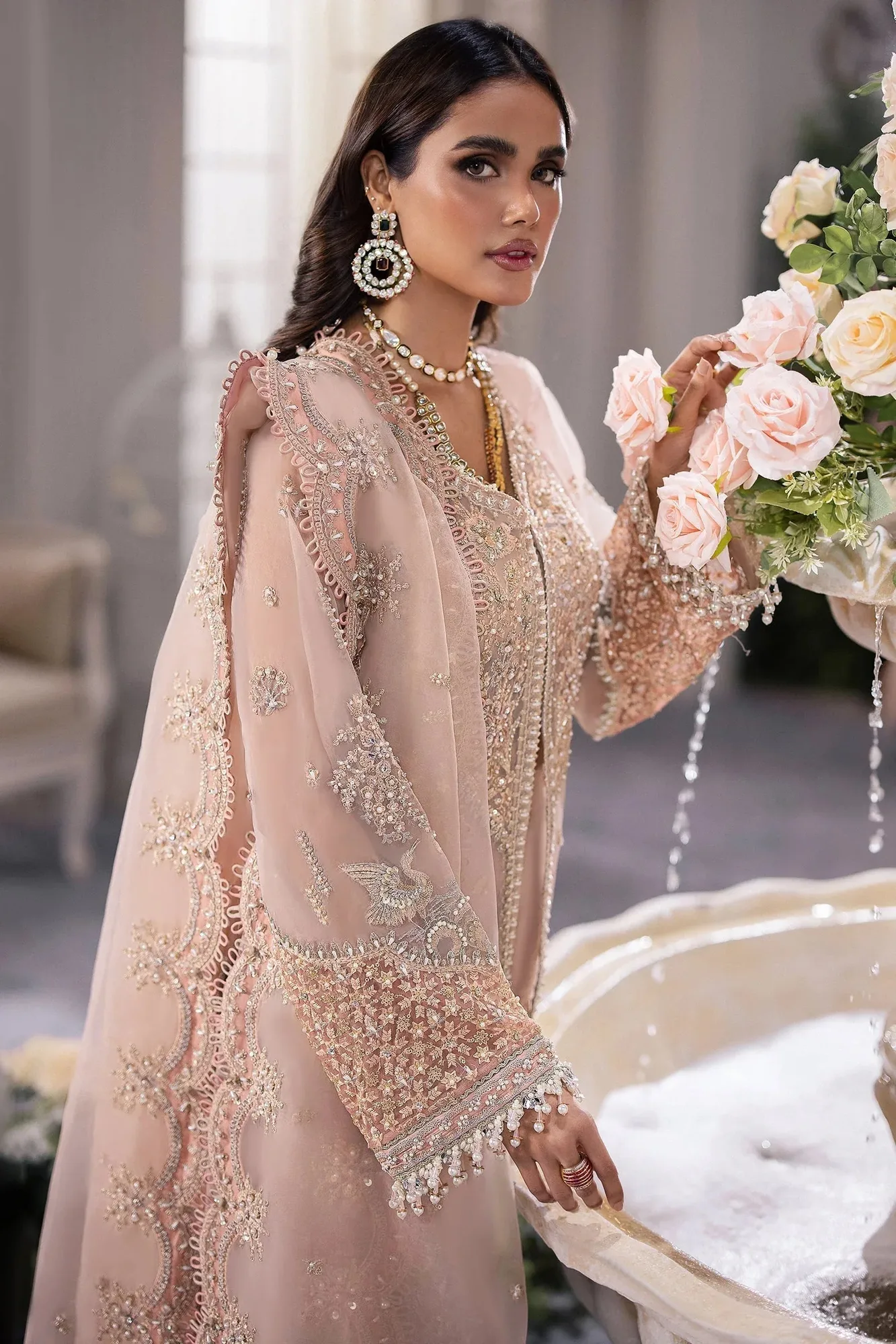 Zaha Gossamer Formals 24 Silver Organza – view 7 – Poshaq
