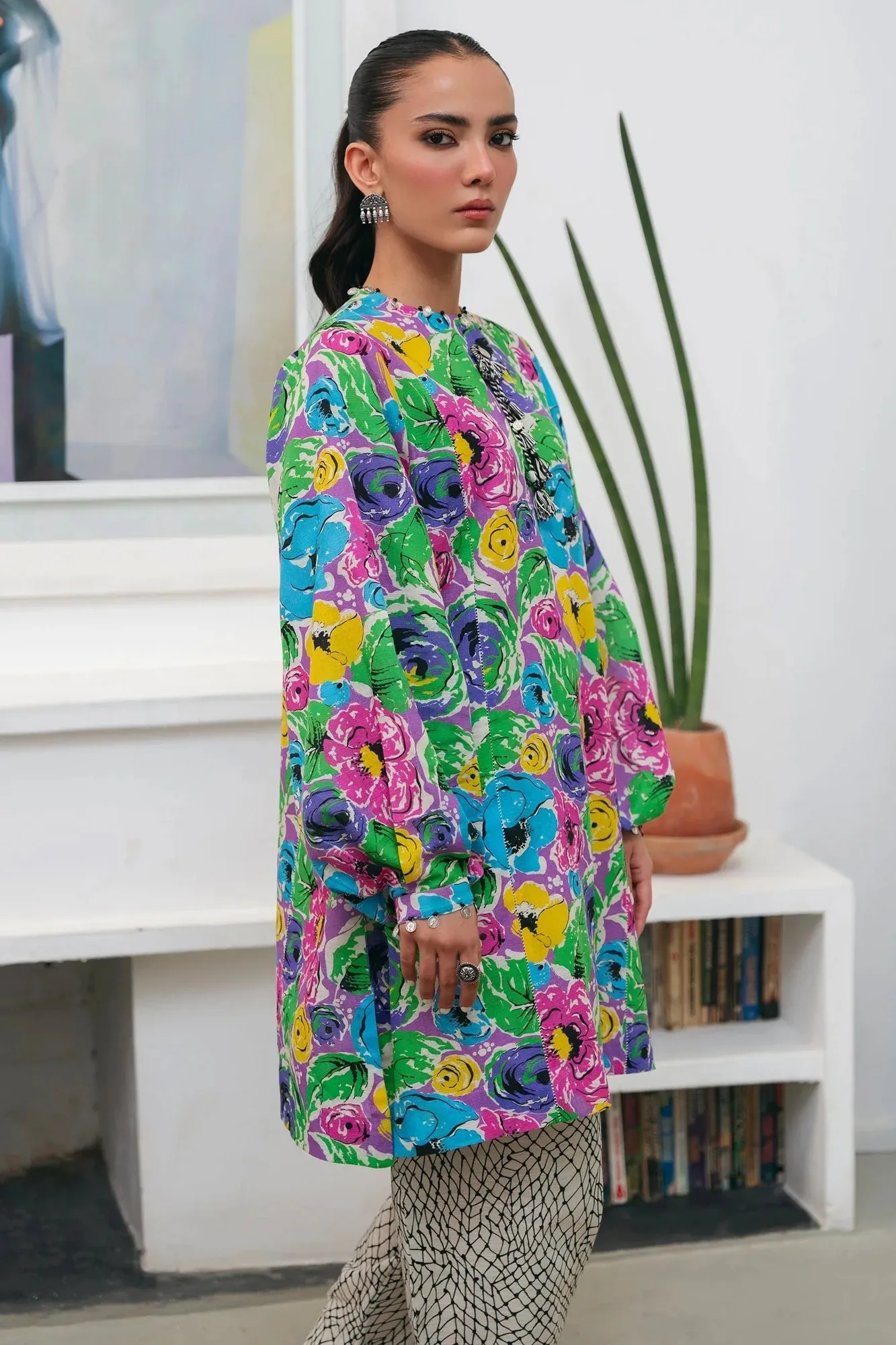 Zaha Aangan Ready to Wear Khaddar – view 2 – Poshaq