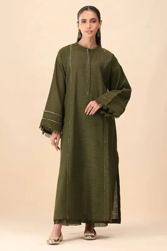 Zaha Staples Olive – view 1 – Poshaq