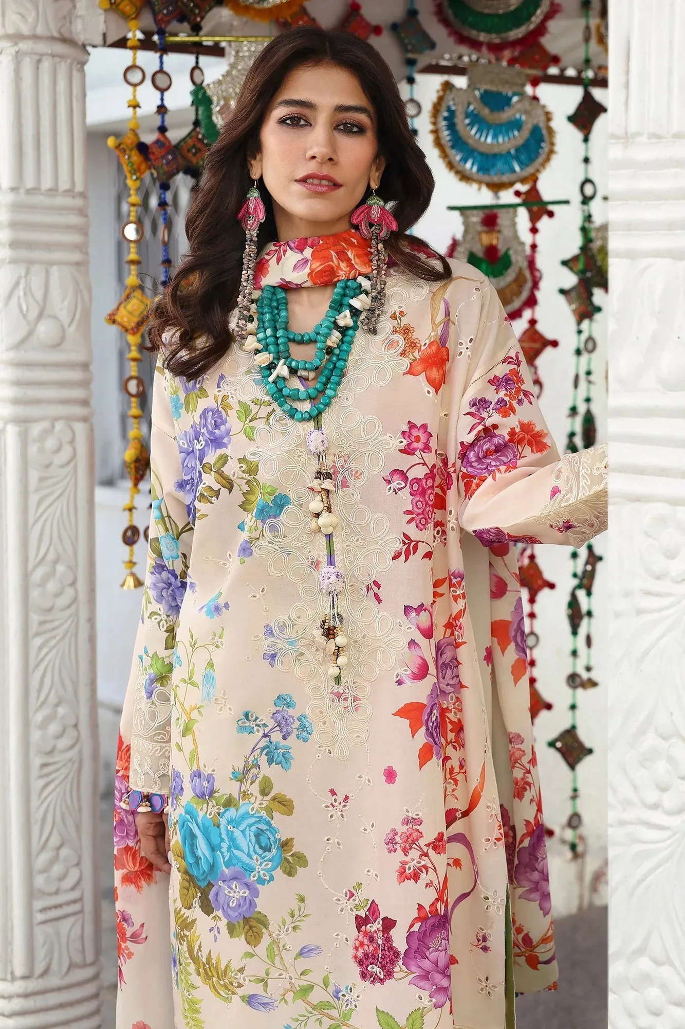 Zaha Lawn 25 Turquoise – view 5 – Poshaq