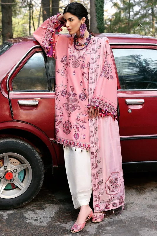 Zaha Lawn 25 Pink Chiffon – view 1 – Poshaq