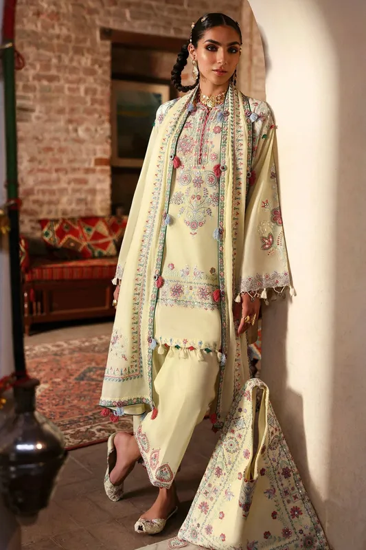 Zaha Festive Lawn 25 Organza – view 1 – Poshaq