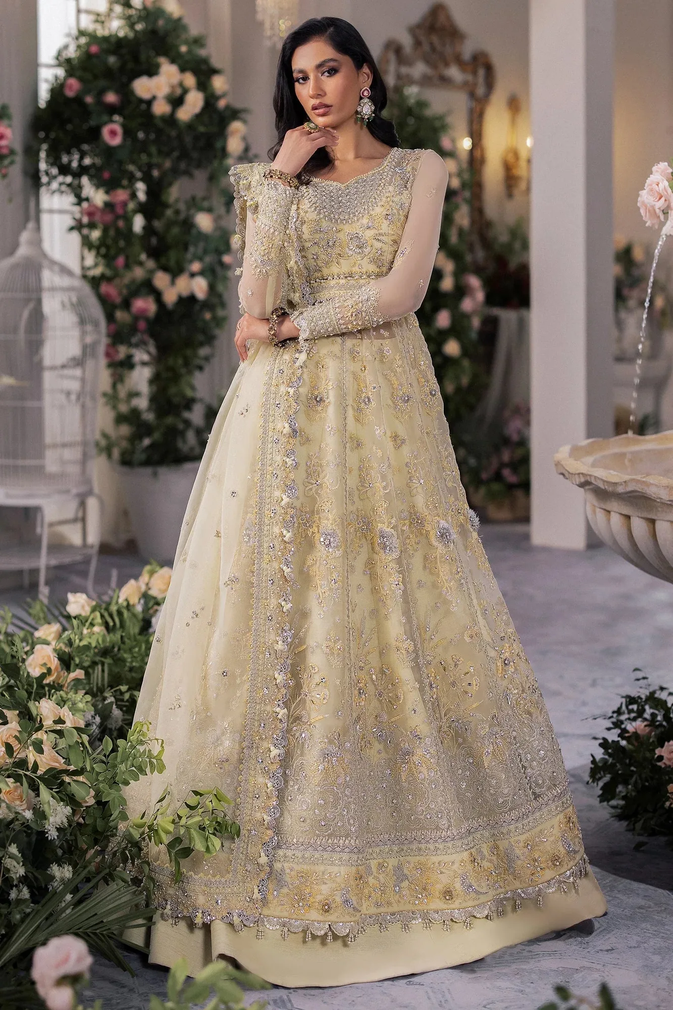 Zaha Yellow Raw Silk – view 2 – Poshaq