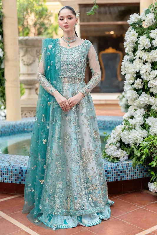 Mushq Mann Mein Tu Wedding Organza – view 1 – Poshaq