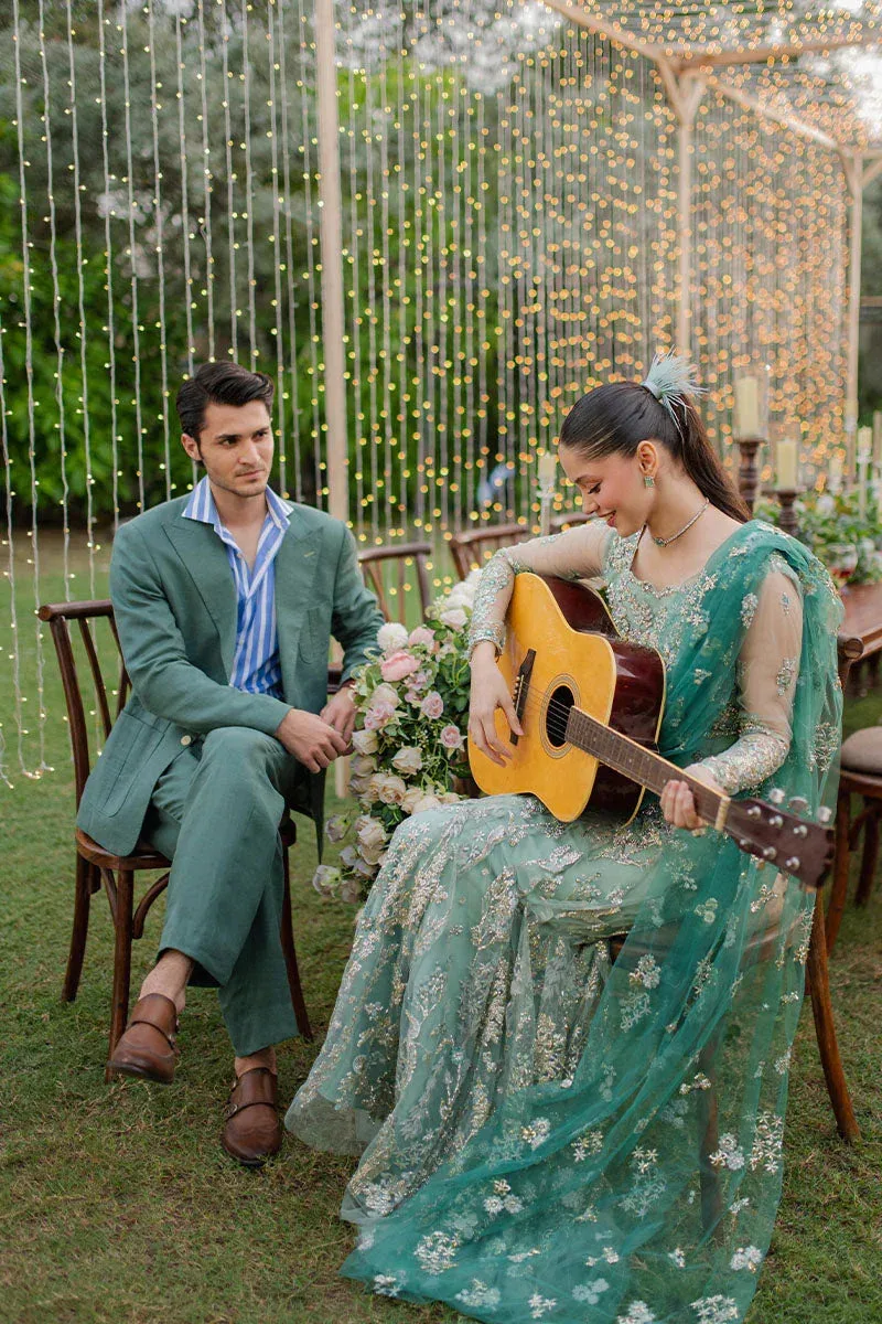 Mushq Mann Mein Tu Wedding Organza – view 9 – Poshaq