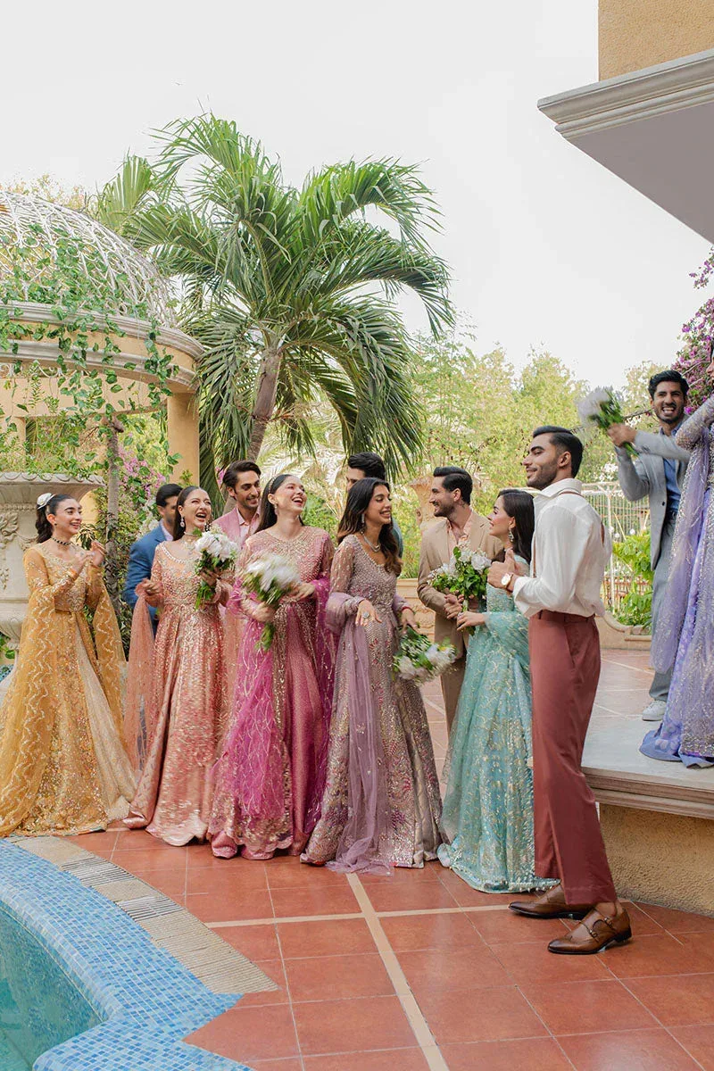 Mushq Mann Mein Tu Wedding Organza – view 10 – Poshaq