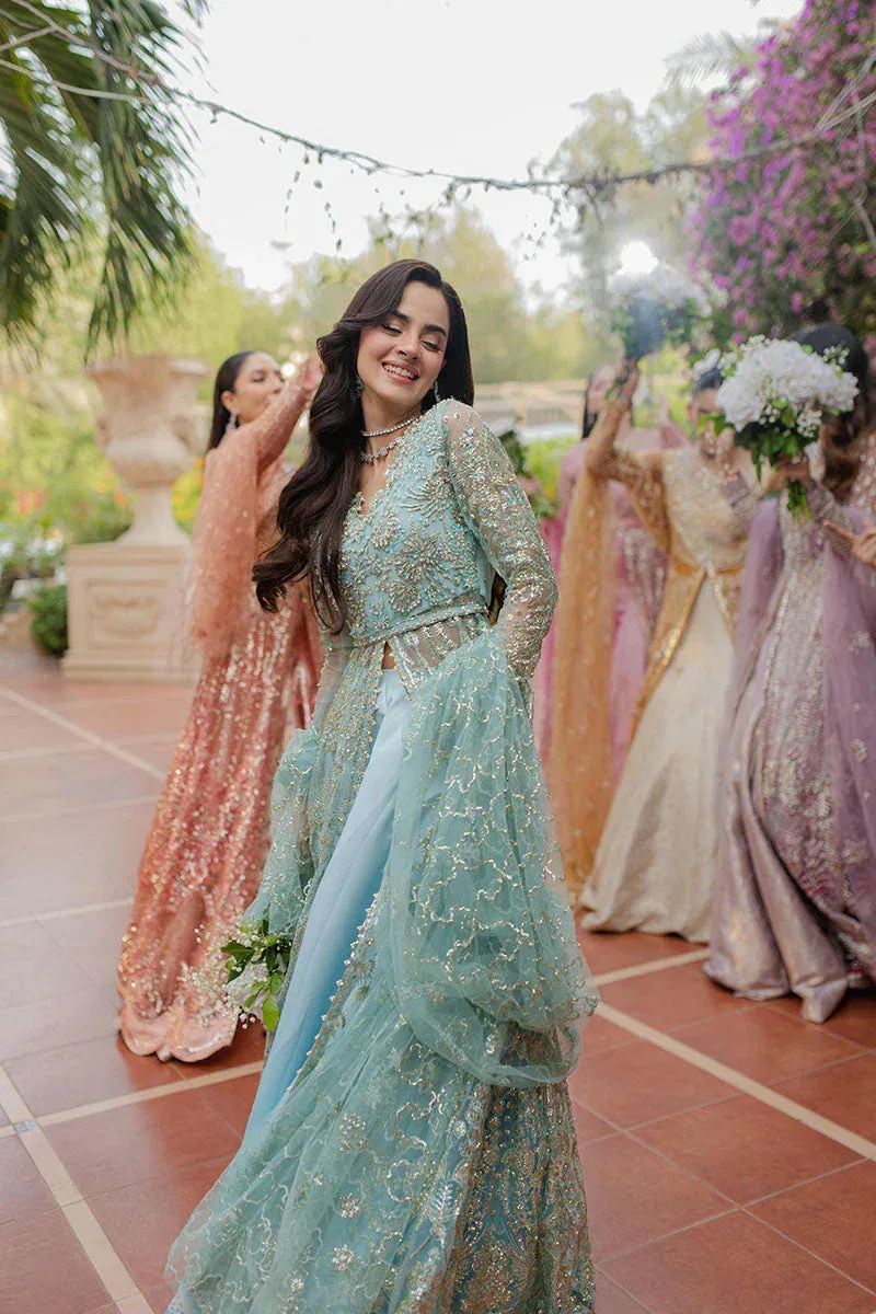 Mushq Mann Mein Tu Wedding Organza – view 8 – Poshaq