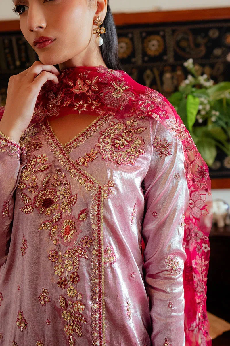 Mushq Sunehri Resham Edit Satin – view 3 – Poshaq