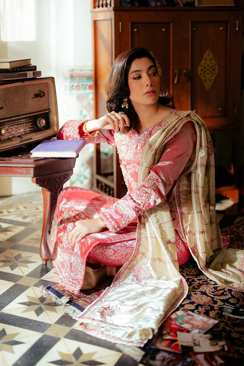 Mushq Sunehri Resham Edit Tissue – view 4 – Poshaq