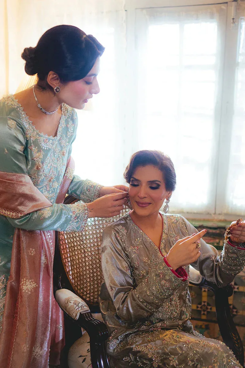 Mushq Sunehri Resham Edit Tissue – view 7 – Poshaq