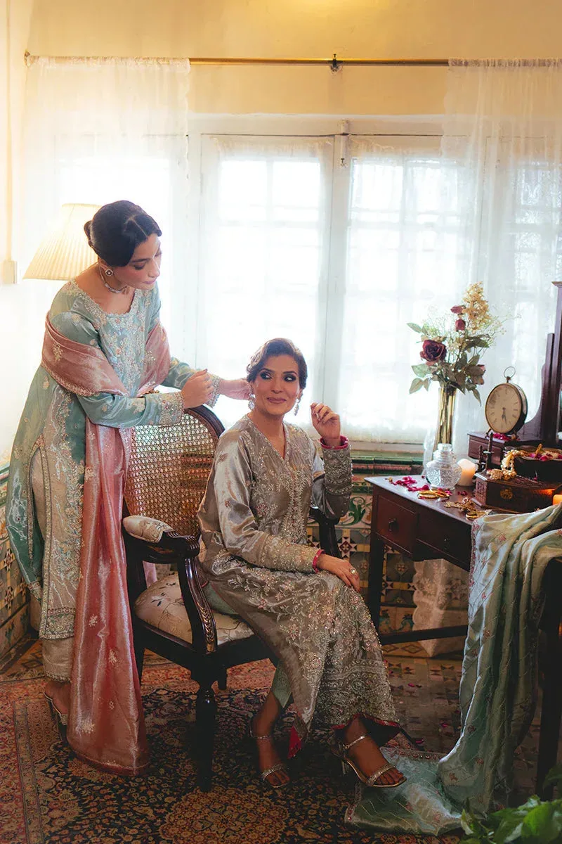 Mushq Sunehri Resham Edit Tissue – view 8 – Poshaq