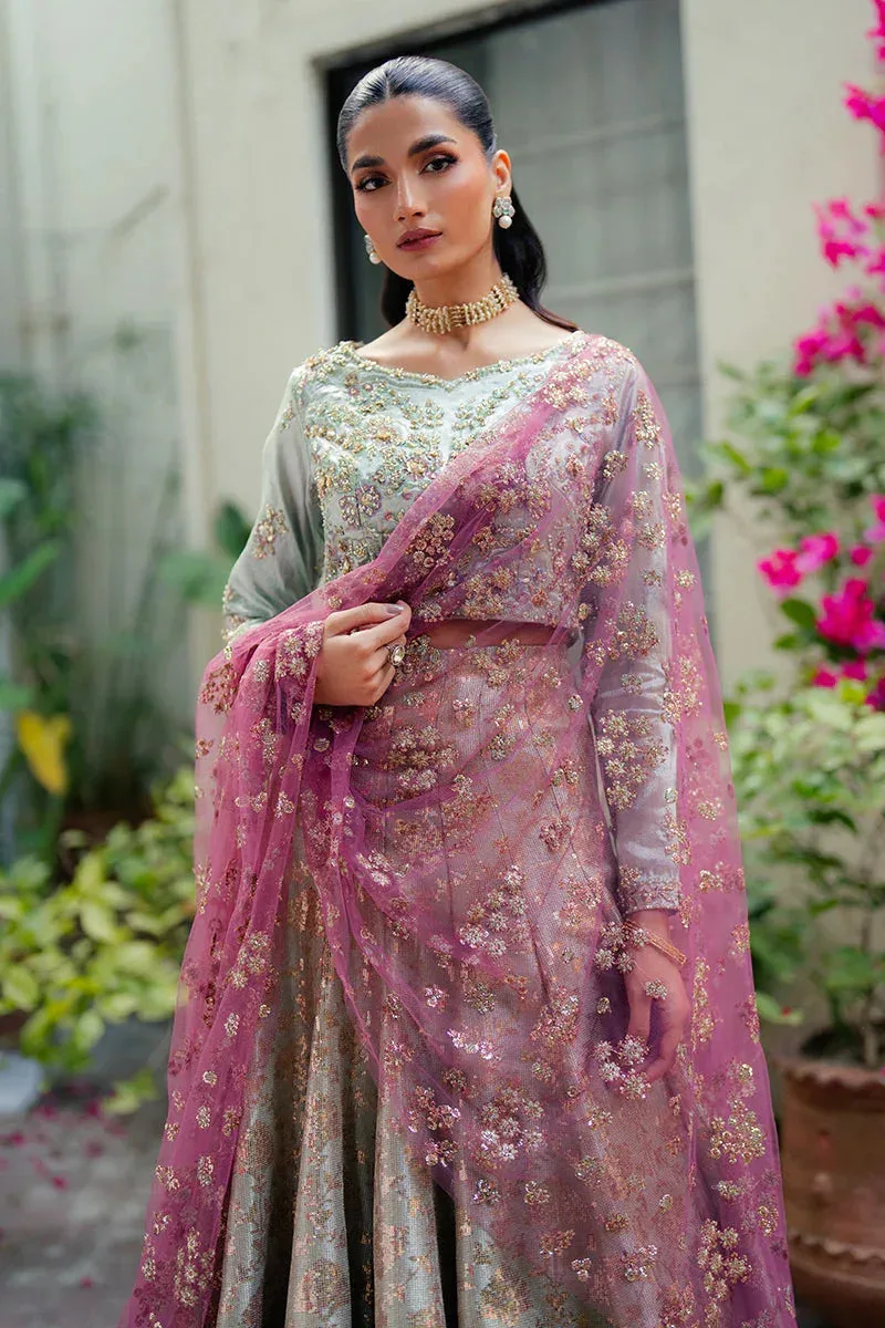 Mushq Sunehri Resham Edit Satin – view 3 – Poshaq