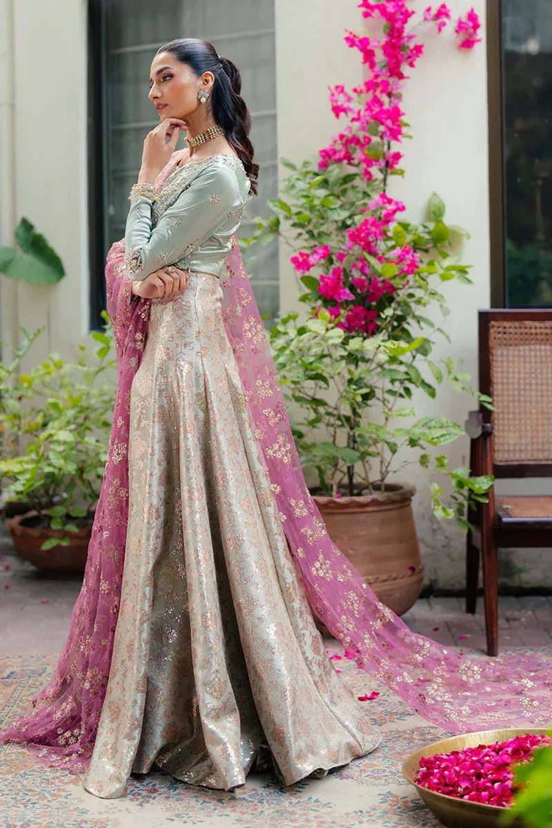 Mushq Sunehri Resham Edit Satin – view 4 – Poshaq