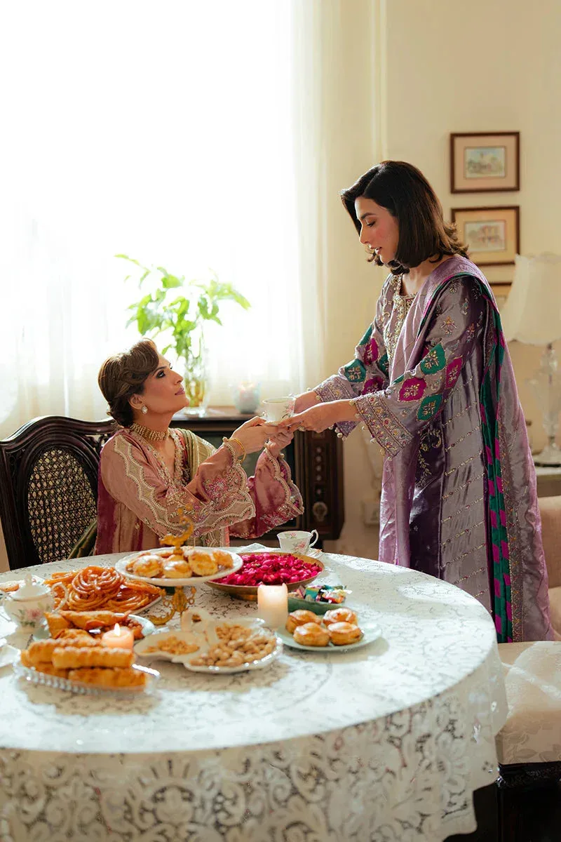 Mushq Sunehri Resham Edit Tissue – view 7 – Poshaq