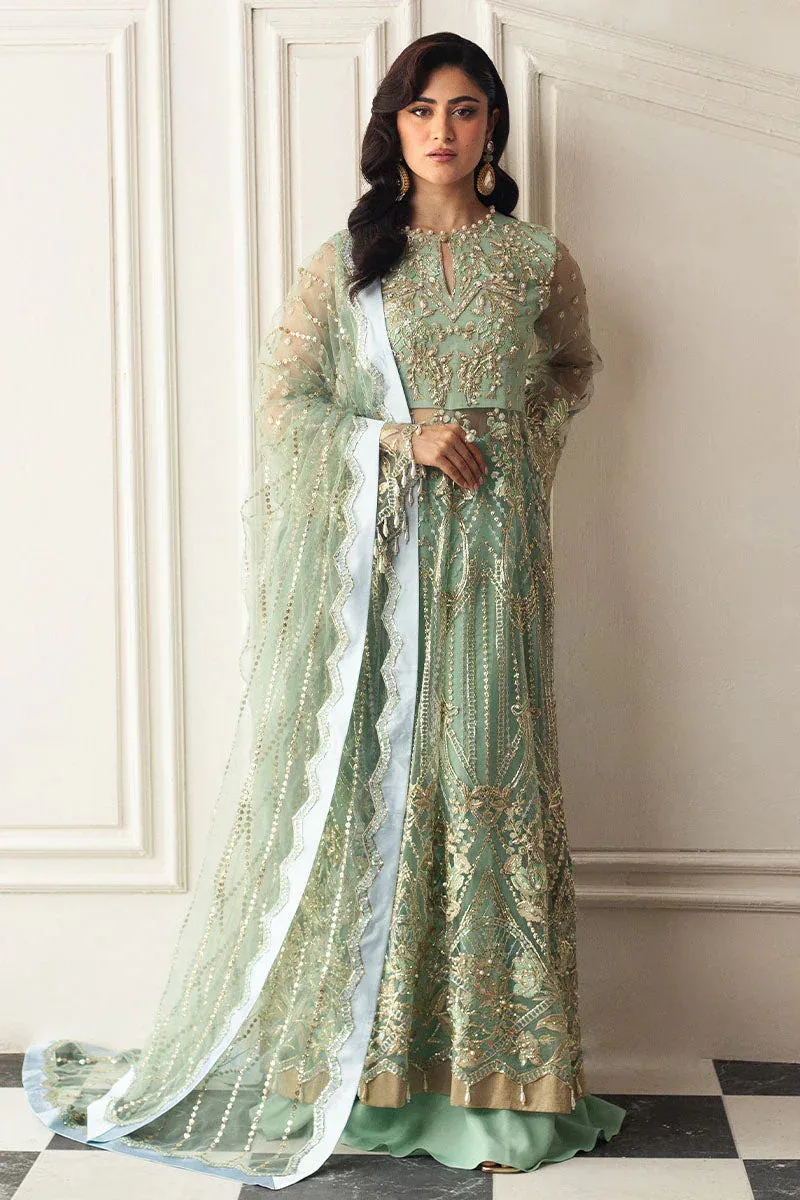 Mushq Hemline Aura Debut Wedding Formals Raw Silk – view 1 – Poshaq
