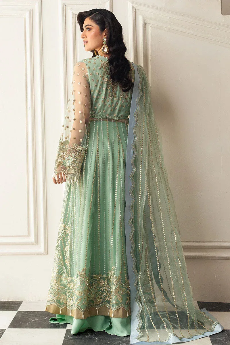 Mushq Hemline Aura Debut Wedding Formals Raw Silk – view 2 – Poshaq