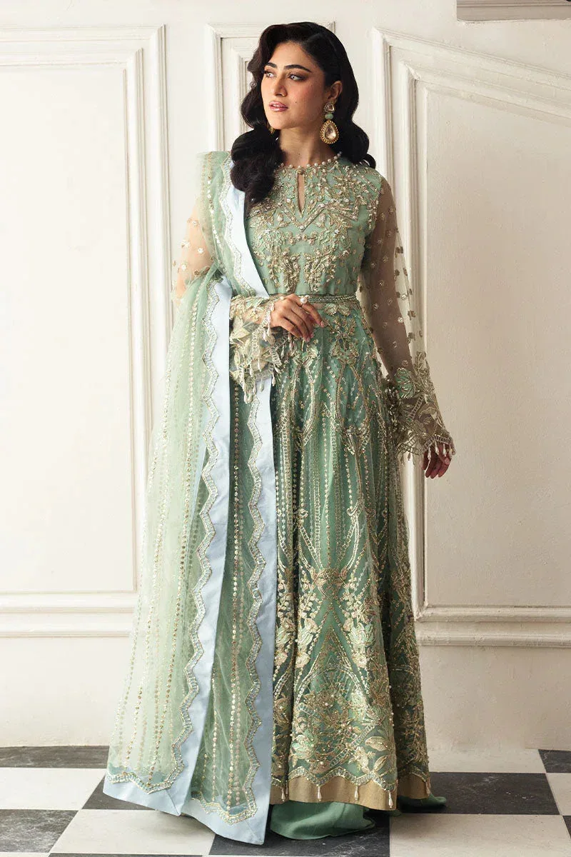 Mushq Hemline Aura Debut Wedding Formals Raw Silk – view 5 – Poshaq