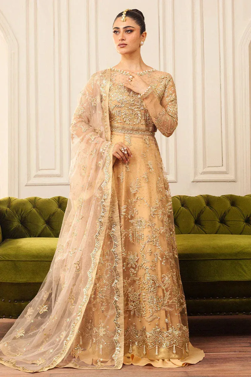 Mushq Hemline Aura Debut Wedding Formals Raw Silk – view 1 – Poshaq