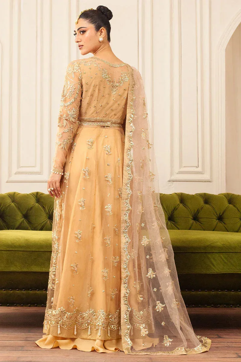 Mushq Hemline Aura Debut Wedding Formals Raw Silk – view 2 – Poshaq